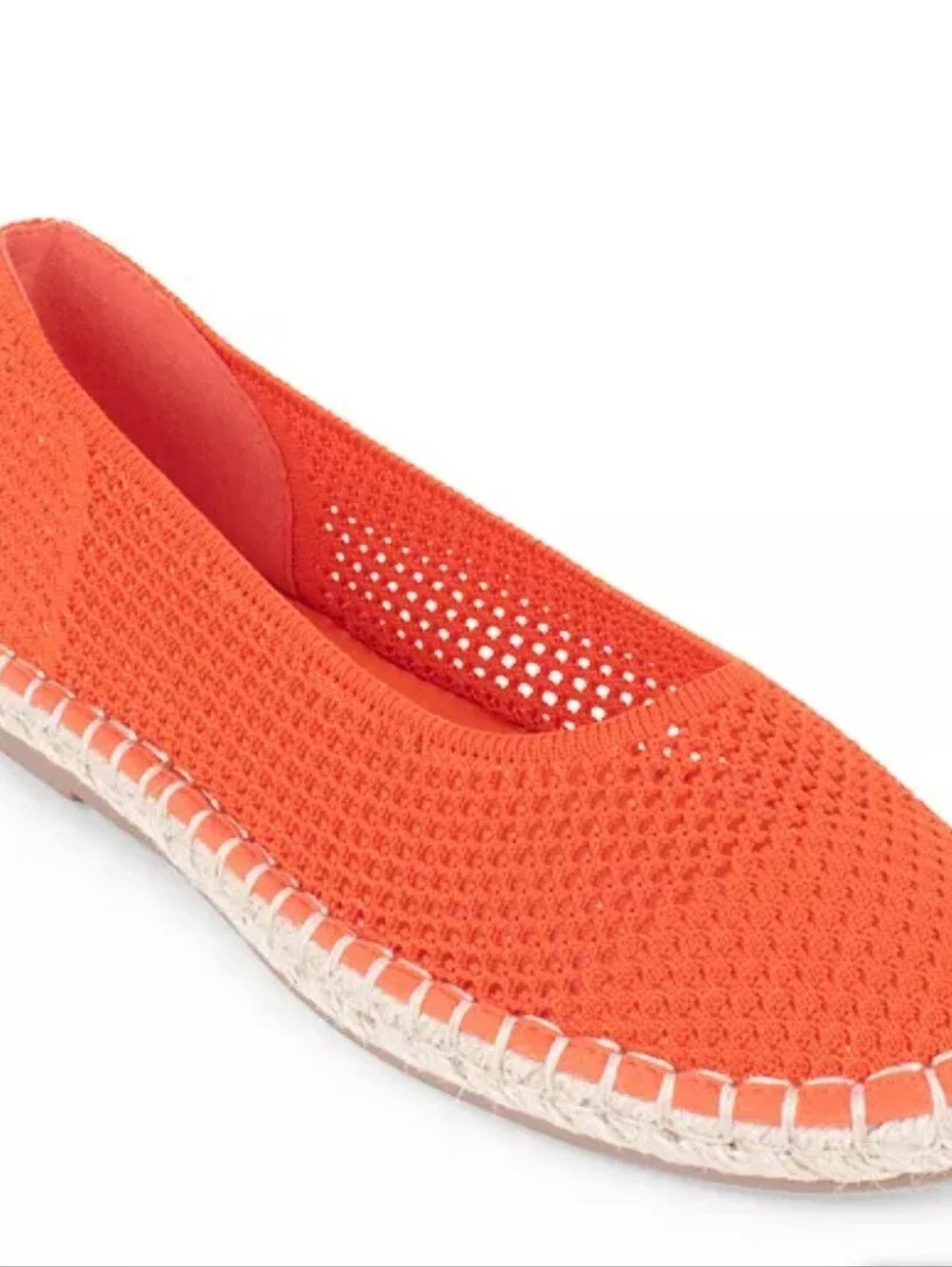 Tahari Juniper Slip-On Espadrille Flats- Poppy
